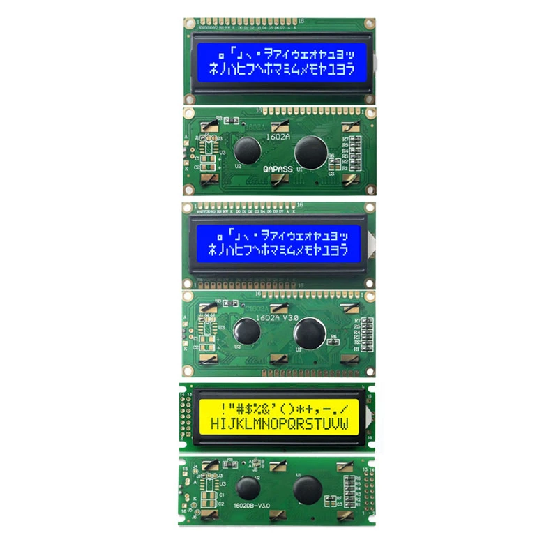 Alfanumerisk 1602A LCD-skærm